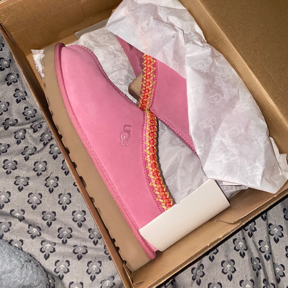 Pink UGG Tasman slipper size 12 Women’s